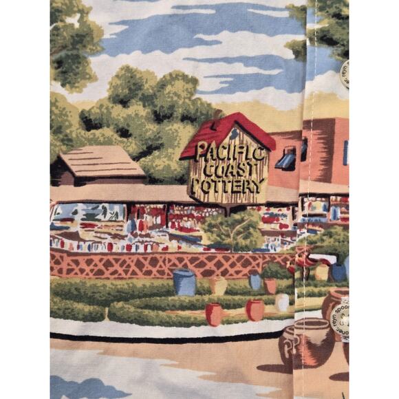 REYN SPOONER Laguna Beach Men's California Landmarks Aloha Hawaiian Shirt | M - Picture 16 of 16